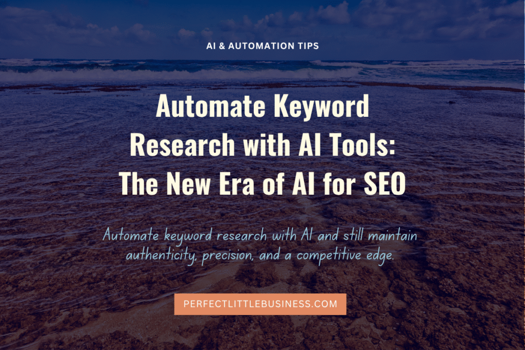 AI for SEO blog graphic