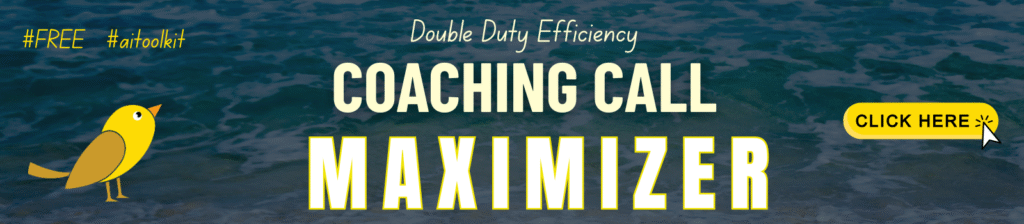 Coaching call maximizer